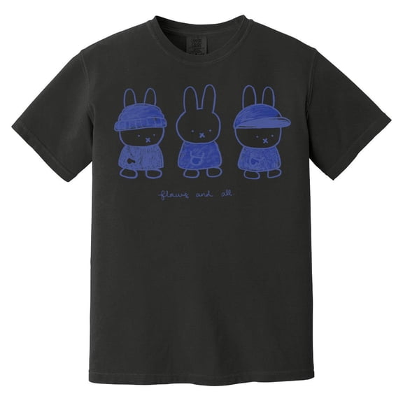 Wave To Earth Miffy Rabbit Graphic Korean Indie Music Comfort Color T-Shirt