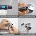 thumbnail image 3 of Support de Pommeau de Douche Réglable Chromé pour Tuyau de Douche standard, 3 of 5