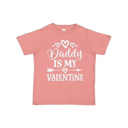 

Inktastic Daddy is My Valentine Girls Girls Toddler T-Shirt
