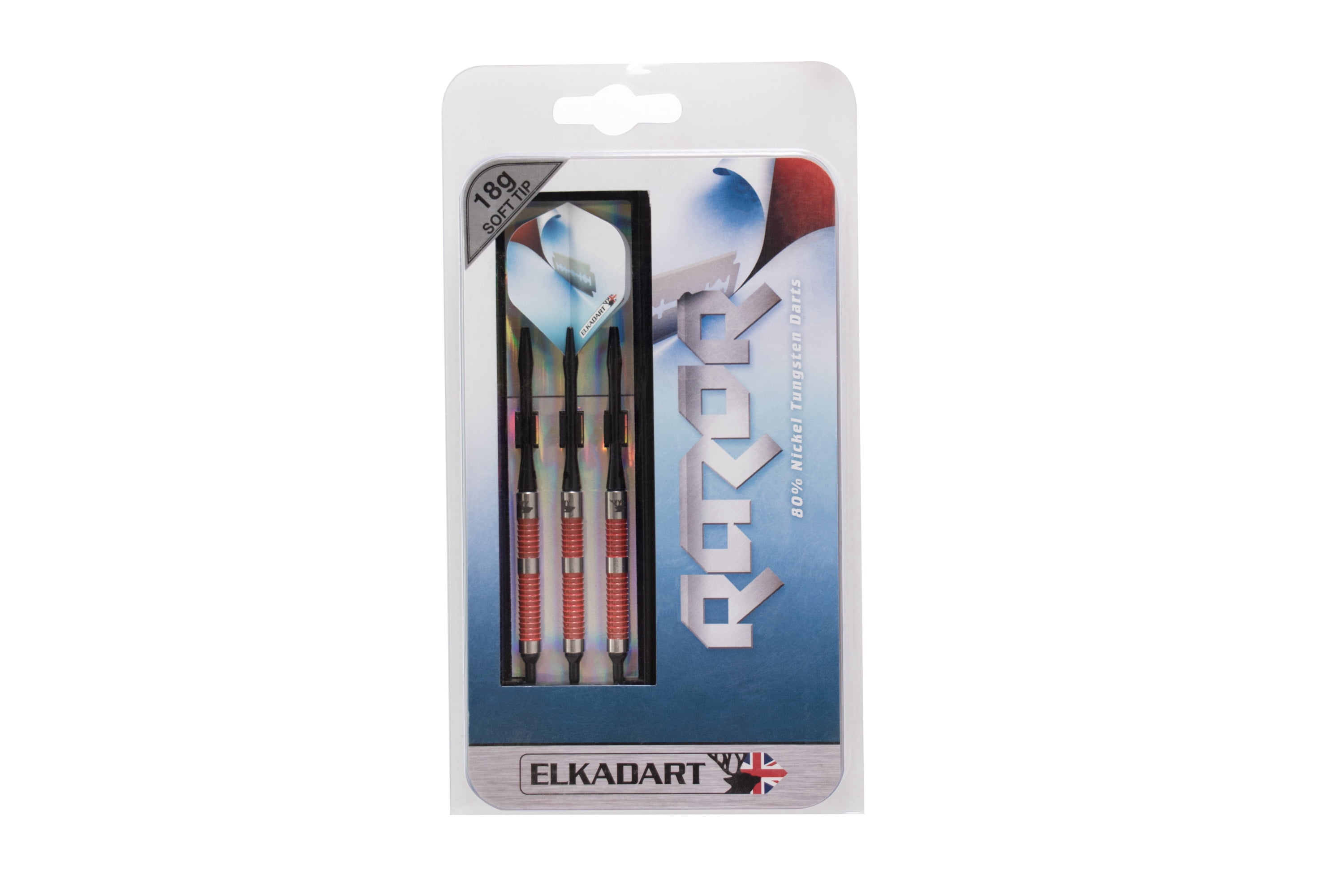 Elkadart Razor Tungsten Soft Tip Darts #1 Barrel Style 18 Grams - 21-2329-18