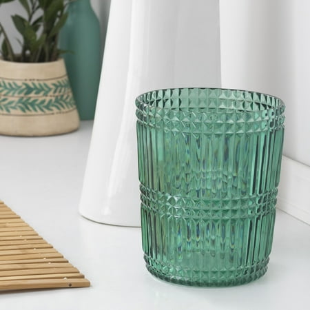 Pink Polka Dot Wastebasket - Resin Wastebasket by Drew Barrymore Flower Home