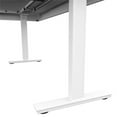 thumbnail image 5 of Bestar Pro-Vega L Shaped Adjustable Standing Desk in White and Black, 5 of 7