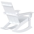 thumbnail image 3 of Palms 3-Piece Modern Adirondack Outdoor Rocking Chair with Side Table Patio Set, 3 of 8