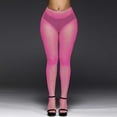 thumbnail image 2 of Fgnfyis Elegant Women's Net Pattern Hosiery Stretchable Soft Nylon Blend Evening Wear Stockings Hot Pink One Size, 2 of 5