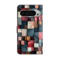 thumbnail image 3 of Case For Google Pixel 9 Pro XL/ Pixel 10 Pro XL Crystal Material Painted Pattern With Multi-Card Holder Bills Slot, PU Leather Magnetic Wallet Case,Colorful, 3 of 6