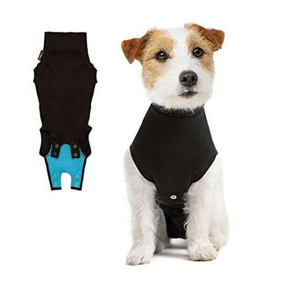 Suitical Recovery Suit for Dogs – 2XSmall – Black