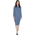 thumbnail image 2 of Women's Long Sleeve Comfy Cover-Up Midi Dress, 2 of 19