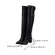 thumbnail image 3 of GOOHOCHY 1 par de botas de mujer para otoño e invierno, botas altas hasta el muslo, botas de tacón alto grueso para mujer, 3 of 7