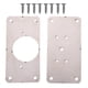 thumbnail image 1 of Muebles Reparación La Ventana Del Cajón Placa Bisagra Con Tornillos Montaje para Accesorios Hardware, 1 of 9