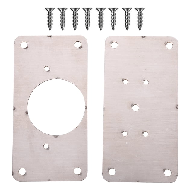 Reparación con tornillos Montaje de placa de bisagra de gabinete para ventana de cajón