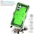 thumbnail image 6 of Takfox Case For Samsung Galaxy A35 5G ,Shockproof Heavy Duty Rugged Locking Swivel Holster Belt Clip Kickstand Full Body Hard Shell Phone Cover Case,Green, 6 of 7
