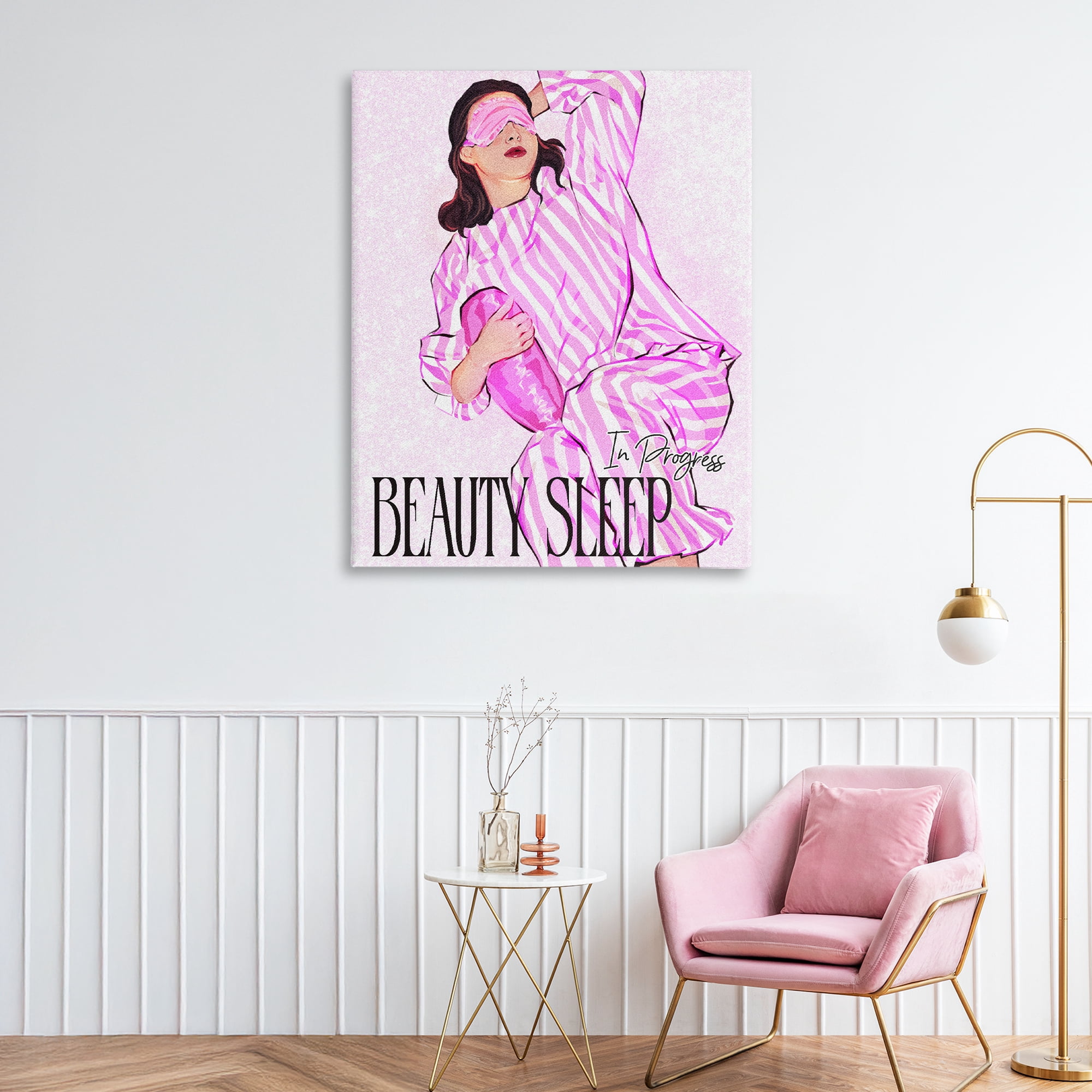 Stupell Industries Beauty Sleep In Progress Canvas Wall Art, design by Ziwei Li