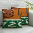 thumbnail image 3 of PHYHOO Fall Means Football Y'all Decorative Throw Pillow Cover, Autumn Leaves Football Please Quote Cushion Case Decor, Ball Pumpkin Maple Soccer Lover Decoration for Sofa Couch, 3 of 5