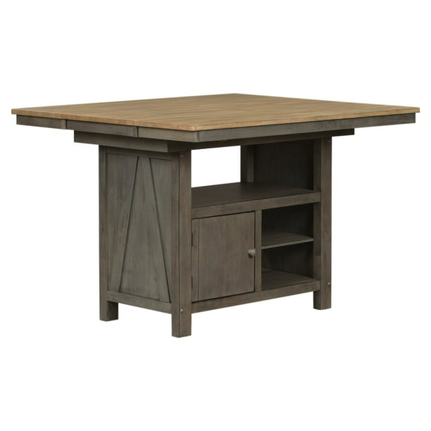 Liberty Furniture Industries Lindsey Farm Kitchen Island Gathering Height Dining Table With Extension Com Liberty Furniture Industries Lindsey, Farm Table Kitchen Island