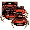 thumbnail image 3 of Ernie Ball Flat Ribbon 3 Inch Patch Cable 3 Pack, 3 of 12