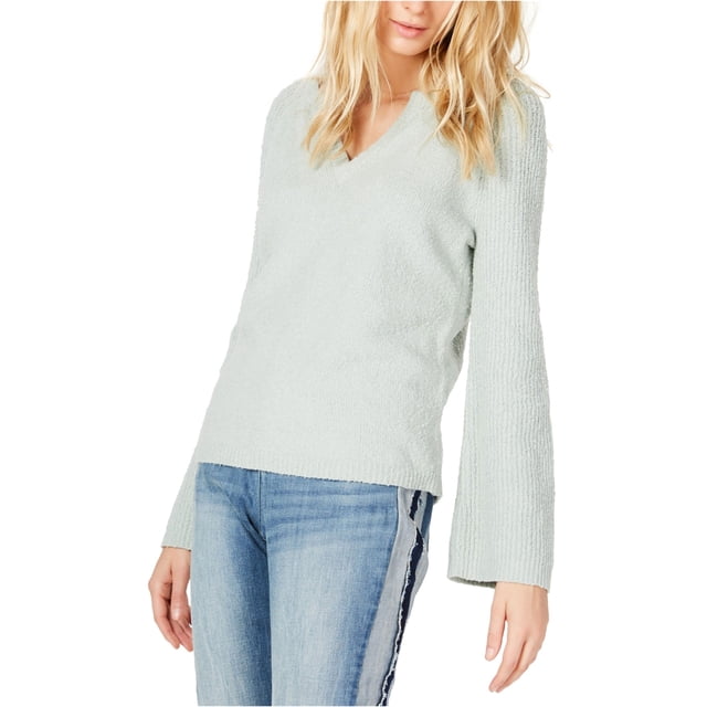 Suéter de Punto Difuso I-N-C para Mujer Verde Grande