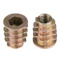 thumbnail image 2 of Lot de 50 écrous hexagonaux intérieurs en alliage de zinc M6 pour meubles en bois (M6 x 15), 2 of 4