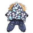 thumbnail image 4 of Abrigo de invierno para perros con capucha,Abrigo de invierno para perros Abrigo de invierno cálido para perros Chaqueta de invierno con capucha para cachorros Diseño de próxima generación, 4 of 12