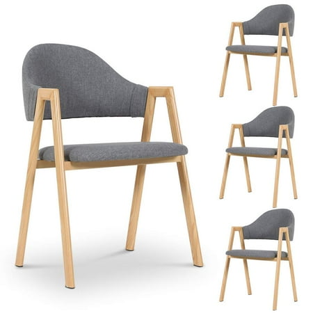 Tribesigns Dining Chairs Modern Style Kitchen Chairs Set Of 4 With