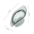thumbnail image 4 of Unique Bargains 1 Pc Soap Dish Drain Soap Holder for Bathroom Gray, 4 of 6