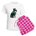 thumbnail image 5 of CafePress - Hipster Boston Terrier Women's Light Pajamas - Women's Short Sleeve Print T-Shirt and Pants Light Cotton Pajama Set, 5 of 7