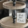 thumbnail image 3 of 7x7 IN Home Decor Hello Sweet Cheeks Bathroom Sign with Saying Desk Decor,Modern Toilet Box Sign Wood Plaque Block Sign Farmhouse Home Guest Restroom Decor Wooden Box Sign, 3 of 6