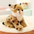 thumbnail image 6 of Lynx Cat Stuffed Animal Wild Cat Feline Animal Stuffed Toy Wildlife Themed Stuffed Animal for Collection Decor, 6 of 9