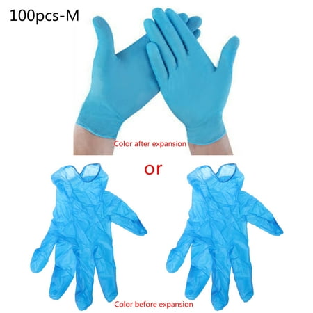 

FAIOIN 100 Pcs Disposable Home Cleaning Washing Glove Work Safety PVC Gloves