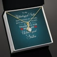 thumbnail image 3 of To My Unbiological Sister Not Sister by Blood Alluring Ribbon Necklace Message Card, 3 of 20