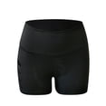 thumbnail image 3 of Gibobby Pantalones deportivos Mallas deportivas elásticas de Color sólido para mujer, mallas deportivas ajustadas, pantalones de Yoga de retazos(Negro， XL), 3 of 5