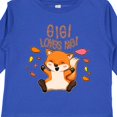 thumbnail image 4 of Inktastic Gigi Loves Me Cute Baby Fox Boys or Girls Long Sleeve Toddler T-Shirt, 4 of 5