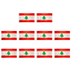 thumbnail image 1 of 10uds. Bandera libanesa grande del Líbano, bandera libanesa de 3x5 pies, bandera libanesa creativa de poliéster, 1 of 2