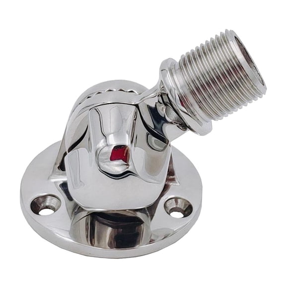 Stainless Steel Rotating Canister Round Mount 1 "-14 Threaded Adjustable
