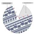 thumbnail image 2 of Sikiie Sea Underwater Turtles 30-48 inches {designName} Print Christmas Tree Skirt Snowman Xmas Tree Skirt with Edge Christmas Decorations for Holiday Party36", 2 of 7