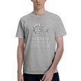 thumbnail image 1 of Father Daughter Friends Fist Bump Men's Basic Short Sleeve T-Shirt Gray Medium, 1 of 5