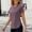 Purple, variant on Generic Basic Workout T-Shirts for Women Short Sleeve Athletic Tee Gym Active Running Tops Shirts