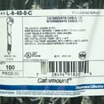 thumbnail image 2 of Pack of 100 Thomas & Betts 8.46"L Catamount Black Poly Cable Tie L-8-40-0-C, 2 of 2