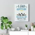 thumbnail image 2 of Scripture Walls Psalm 27:1 The Lord Is My Light Bible Verse Canvas Christian Wall Art Ready to Hang Unframed, 2 of 16