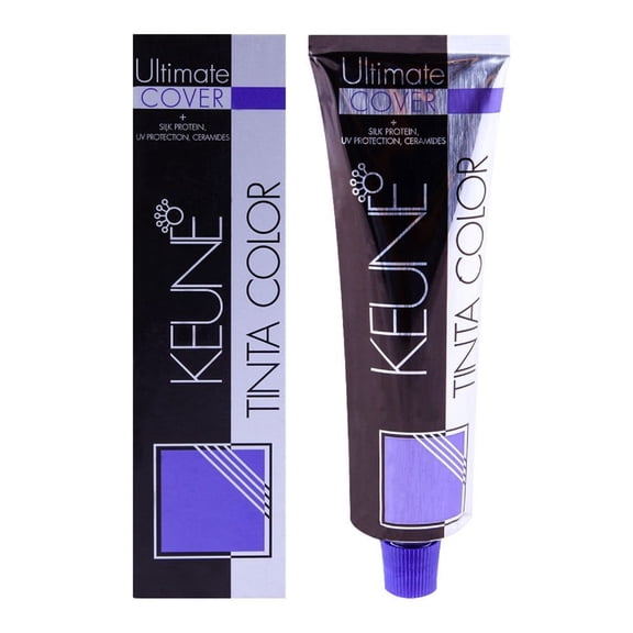 Keune Tinta Color Ultimate Cover 6.00 UC Dark Blonde Permanent Hair Color Silk Protein UV Protection 2.1 Ounce 60 Milliliters