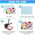 thumbnail image 4 of 6Pack Sublimation Glass Cutting Board Blanks, Textured Tempered Glass Chopping Boards for Kitchen, Anti Slip Cutting Boards Heat Resistant Glass Plate Chopping Board for Kitchen DIY Heat Press Machine, 4 of 6