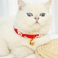 thumbnail image 7 of Ludlz Japanese Chirimen Kitten Collar with Bell Japanese Kimono Cat Collar Japanese Style Adjustable Cat Collar with Fortune for Kitten Puppy Pet, 7 of 7