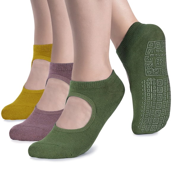 Calcetines de yoga Unenow con agarre antideslizante para mujer con cojín