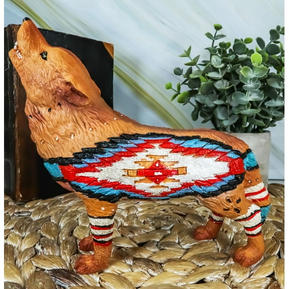 The Wolf Spirit Collection Totem Wolfpack Figurine Howling Wolf 6.25"L