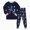 G903-Black, variant on HFHAPW Girl Boys Print Pajamas 2 Pieces Long Sleeve Jammies Set Toddler Pjs Fall Winter Sleepwear