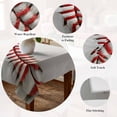 thumbnail image 5 of Baseball Table Cloth Waterproof Tablecloths, Red White Texture Sports Ball Minimalist Tablecloth Dining Table Cover for Kitchen Party Tabletop Outdoor, Square Tablecloth 60x60 Inch, 5 of 9