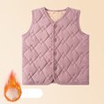 thumbnail image 3 of StSilkitty Boys Girls Puffer Vest Sleeveless V Neck Button down Quilted Jacket Vest Fall Winter School Uniform Coat, 3 of 5