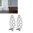 thumbnail image 3 of Candelabro, Candelabro Montado En La Pared Estilo Clásico Diseño Plegable 2 Piezas Para Bodas Para El Hogar, 3 of 7
