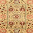 thumbnail image 1 of Ahgly Company Machine Washable Indoor Square Abstract Papaya Orange Area Rugs, 4' Square, 1 of 7