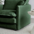 thumbnail image 6 of Newboti Furniture Comfortable Deep Seat Reversible Modular 6 Seater Sectional Super Soft Sofa U Shaped Sectional Couch with 3 Ottomans, 3 Toss Pillows and 2 Arm Pillows 86752, 6 of 17