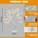 thumbnail image 3 of Árbol de Navidad artificial EAMBRITE, 17 pulgadas, plata, 108 LED, 8 modos, 3 of 8